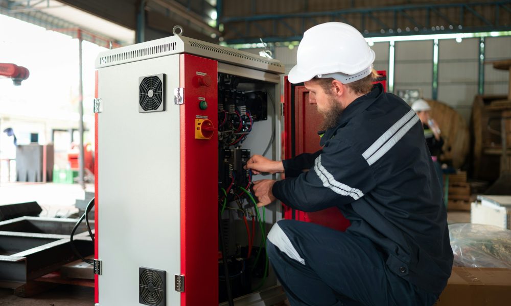 Electrical engineer with the mission of installing a robot arm electrical system